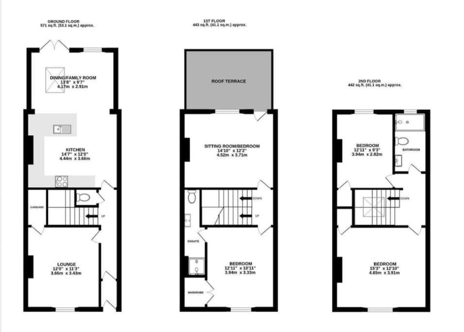 Three Storey Clifton Town House Bristol Exterior photo